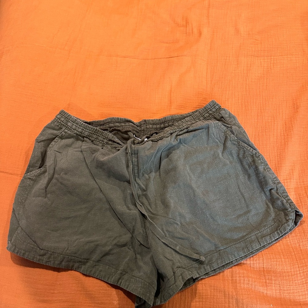 Women's Olive Green Shorts